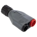 Pomona Male Test Connector Adapter BNC Male to Banana Jack Male 500V 3A 72937