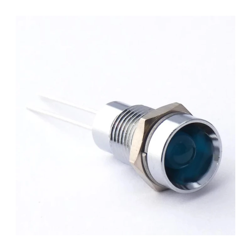 CML Innovative Technologies LED Recessed Panel Indicator Blue 8 mm Wire Terminal 3.8V 45mcd 19050007