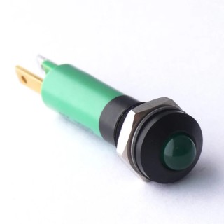 CML Innovative Technologies LED Prominent Panel Indicator Green 24V dc 8 mm Tab 19041351