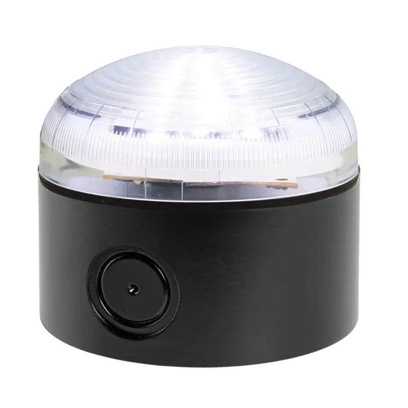 RS PRO Clear Beacon LED Visual Signalling Unit 24V AC/DC, Polycarbonate Housing, IP66, Steady Light IP66