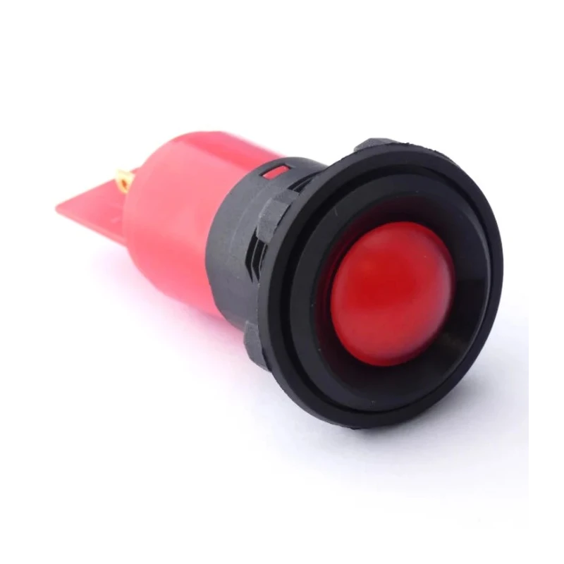CML Innovative Technologies Standard Bezel Panel Indicator Red LED 22 mm Tab Termination IP67 24V 195A1350