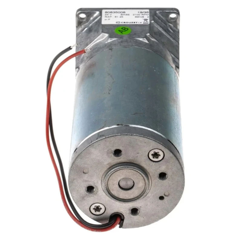Crouzet Brushed Geared DC Geared Motor 27 W 24V DC 5 Nm Torque 29 RPM 8 mm Shaft Diameter 80835008