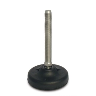 RS PRO M20 103 mm Diameter Adjustable Foot Mild Steel 2500 kg Static Load Capacity 30 ° Tilt Angle 224-5783