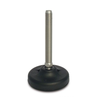 RS PRO M20 103 mm Diameter Adjustable Foot Mild Steel 2500 kg Static Load Capacity 30 ° Tilt Angle 224-5783