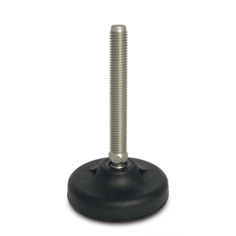 RS PRO M20 103 mm Diameter Adjustable Foot Mild Steel 2500 kg Static Load Capacity 30 ° Tilt Angle 224-5783