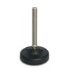 RS PRO M20 103 mm Diameter Adjustable Foot Mild Steel 2500 kg Static Load Capacity 30 ° Tilt Angle 224-5783