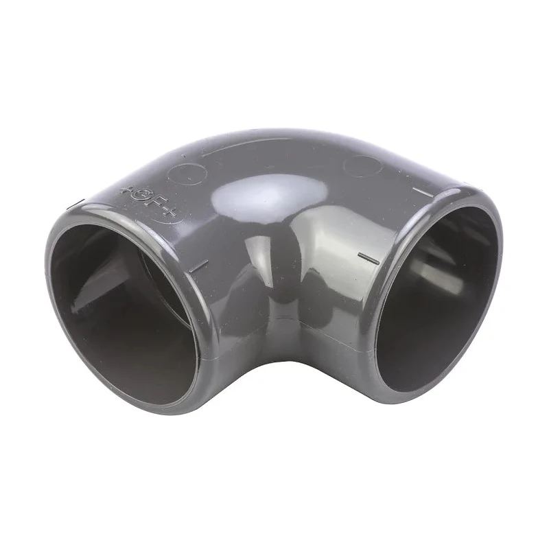 Georg Fischer Plastic Pipe Fitting 90° Push-in Elbow ABS Material 12 bar Pressure 56mm Length 729101110
