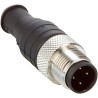 SICK Industrial Circular Connector, 4 Contacts, Cable Mount, M12 Plug, Male, IP67, STE-END-Q / 6021156