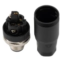 SICK Industrial Circular Connector, M12, 5 Contacts, Male Plug, Cable Mount, IP67, 125V, 4A Current STE-1205-G / 6022083