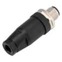 SICK Industrial Circular Connector, M12, 5 Contacts, Male Plug, Cable Mount, IP67, 125V, 4A Current STE-1205-G / 6022083