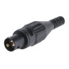 Staubli BNC Series Coaxial Connector Cable Female BNC, Straight Body Crimp 67.9762-21