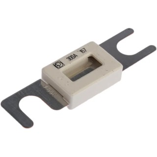 Littelfuse 300A White, Grey Ceramic Fast Acting Car Fuse 48V DC 157.5701.6301