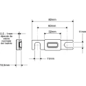 Littelfuse 300A White, Grey Ceramic Fast Acting Car Fuse 48V DC 157.5701.6301
