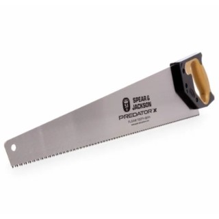 Spear & Jackson Hand Saw Fleam Tooth, 560 mm Blade Length, 8 TPI Teeth, Carbon Steel Blade, 0.91 mm Thickness B98X