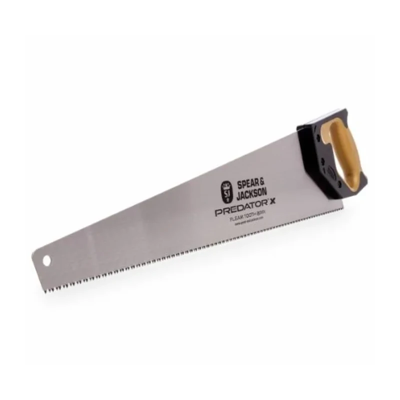 Spear & Jackson Hand Saw Fleam Tooth, 560 mm Blade Length, 8 TPI Teeth, Carbon Steel Blade, 0.91 mm Thickness B98X