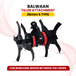 Balwaan Tiller Attachment 26mm S type (12 Inch), Black