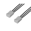 Molex Wire to Board Cable 3 Way Female KK 254 to 3 Way Female KK 254, Nylon Jacket, Neutral White, 300mm 2177961032