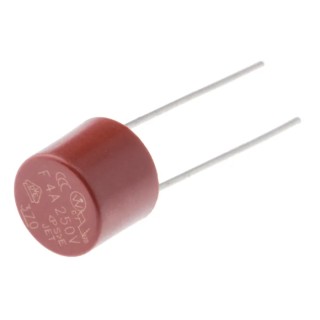 Littelfuse Non-Resettable Fuse Radial Lead Orientation 4A Current Rating 250V AC Voltage TR5 Series 37014000000