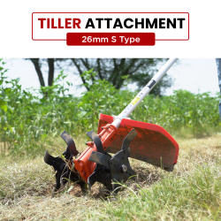 Balwaan Tiller Attachment 26mm S type (12 Inch), Black