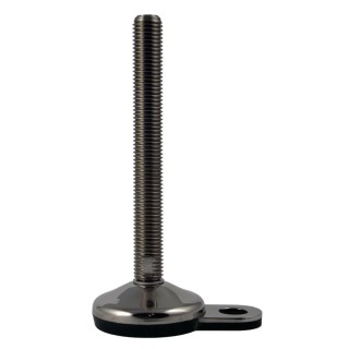 RS PRO Stainless Steel Adjustable Foot M24 Thread Size 100 mm Base Diameter 1500 kg Static Load Capacity 224-5798
