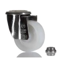 LAG Swivel Castor with Stainless Steel Frame, Polyamide 80 mm Wheel, 150 kg Load Capacity 17227 HB