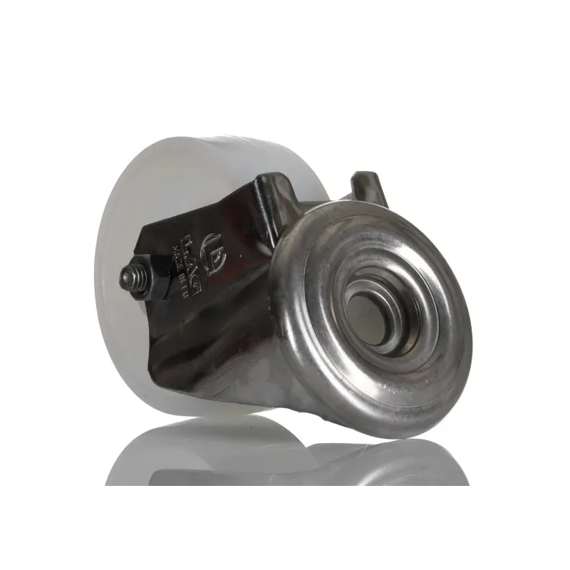 LAG Swivel Castor with Stainless Steel Frame, Polyamide 80 mm Wheel, 150 kg Load Capacity 17227 HB