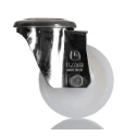 LAG Swivel Castor with Stainless Steel Frame, Polyamide 80 mm Wheel, 150 kg Load Capacity 17227 HB