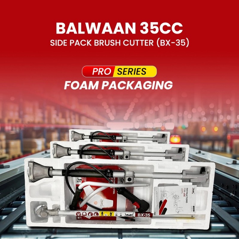 Balwaan BX-35 Pro Side Pack Brush Cutter, 35cc