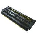 Samtec LTH Series Horizontal Surface PCB Header 20 Contacts 0.5mm Pitch 2 Row Shrouded LTH-010-01-G-D-A-K-TR