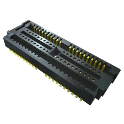 Samtec LTH Series Horizontal Surface PCB Header 20 Contacts 0.5mm Pitch 2 Row Shrouded LTH-010-01-G-D-A-K-TR