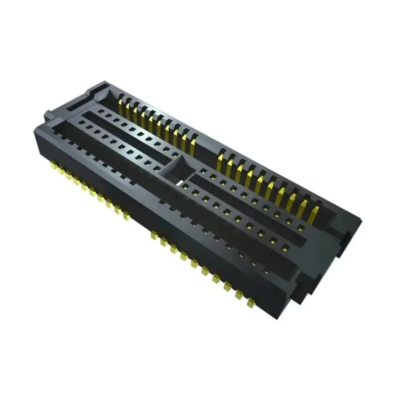 Samtec LTH Series Horizontal Surface PCB Header 20 Contacts 0.5mm Pitch 2 Row Shrouded LTH-010-01-G-D-A-K-TR