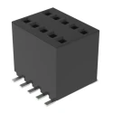 Samtec PCB Socket Straight Surface Mount 6-Contact, 1 Row, 1.27 mm Pitch, 3.8A, 290V RSM-106-02-L-S-P-TR