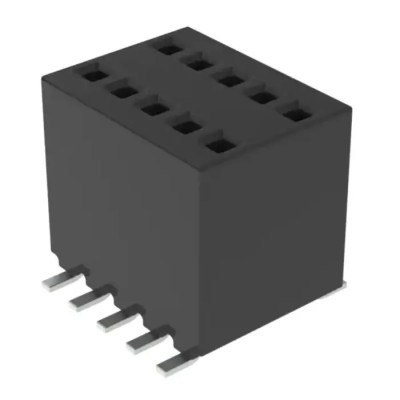 Samtec PCB Socket Straight Surface Mount 6-Contact, 1 Row, 1.27 mm Pitch, 3.8A, 290V RSM-106-02-L-S-P-TR