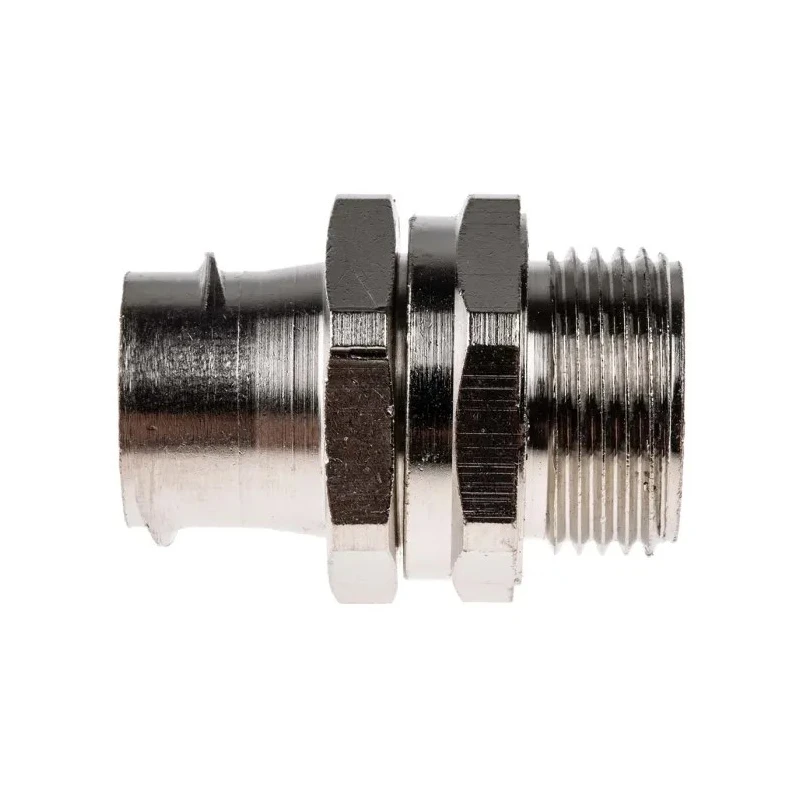 Adaptaflex Nickel-Plated Brass Conduit Fitting 20 mm Nominal Size, M20 Thread, IP40 Rating 7TCA296010R0074 S20/M20/B
