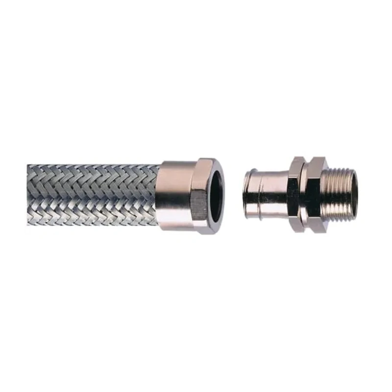 Adaptaflex Nickel-Plated Brass Conduit Fitting 20 mm Nominal Size, M20 Thread, IP40 Rating 7TCA296010R0074 S20/M20/B
