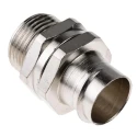 Adaptaflex Nickel-Plated Brass Conduit Fitting 20 mm Nominal Size, M20 Thread, IP40 Rating 7TCA296010R0074 S20/M20/B