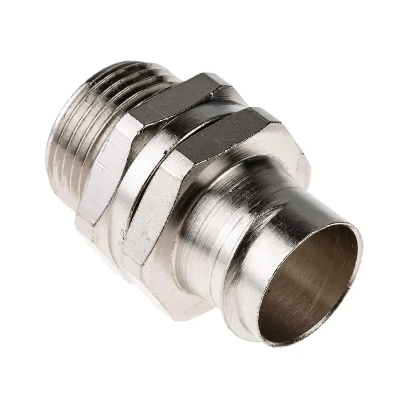Adaptaflex Nickel-Plated Brass Conduit Fitting 20 mm Nominal Size, M20 Thread, IP40 Rating 7TCA296010R0074 S20/M20/B