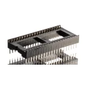 Winslow 1.77 mm Pitch Vertical 42 Way Through Hole Stamped Pin Open Frame DIL Socket 10A W3142/607TRC