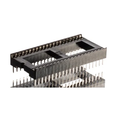 Winslow 1.77 mm Pitch Vertical 42 Way Through Hole Stamped Pin Open Frame DIL Socket 10A W3142/607TRC