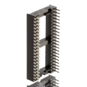 Winslow 1.77 mm Pitch Vertical 42 Way Through Hole Stamped Pin Open Frame DIL Socket 10A W3142/607TRC