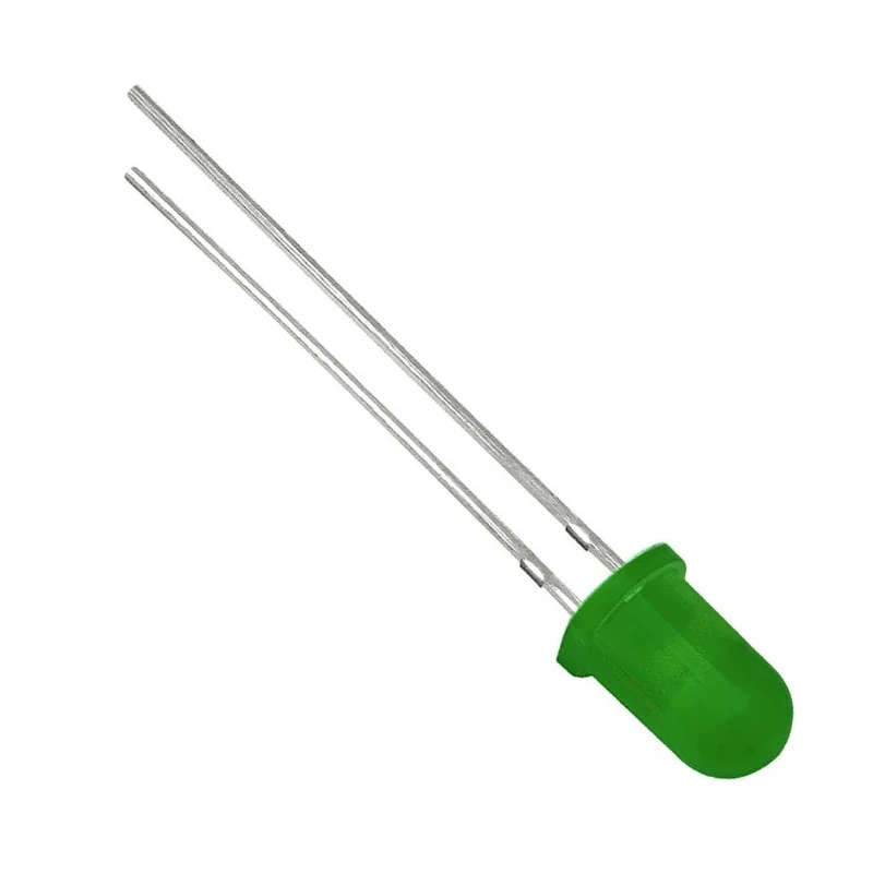 Ledtech 5 mm Through Hole Green LED 2.1 V Forward Voltage 30mA Maximum Forward Current L02R5000H1D1