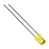 Ledtech 3 V Yellow 5 mm Through Hole LED Round Diffused Lens L03R5000H1D1