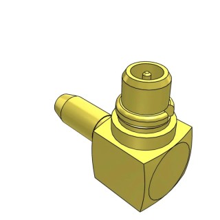 Samtec MCX Coaxial Connector PCB Female, 50 Ω, Right Angle Body Edge Mount MMCX-P-C-H-RA-CA2