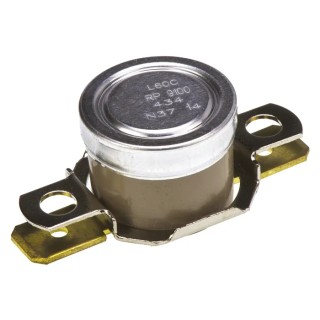 Honeywell Technologies Bi-Metallic Thermostat, Closes at 45 °C, 186 °C Max, Automatic Reset, SPST, 10A 2455RP-91000434