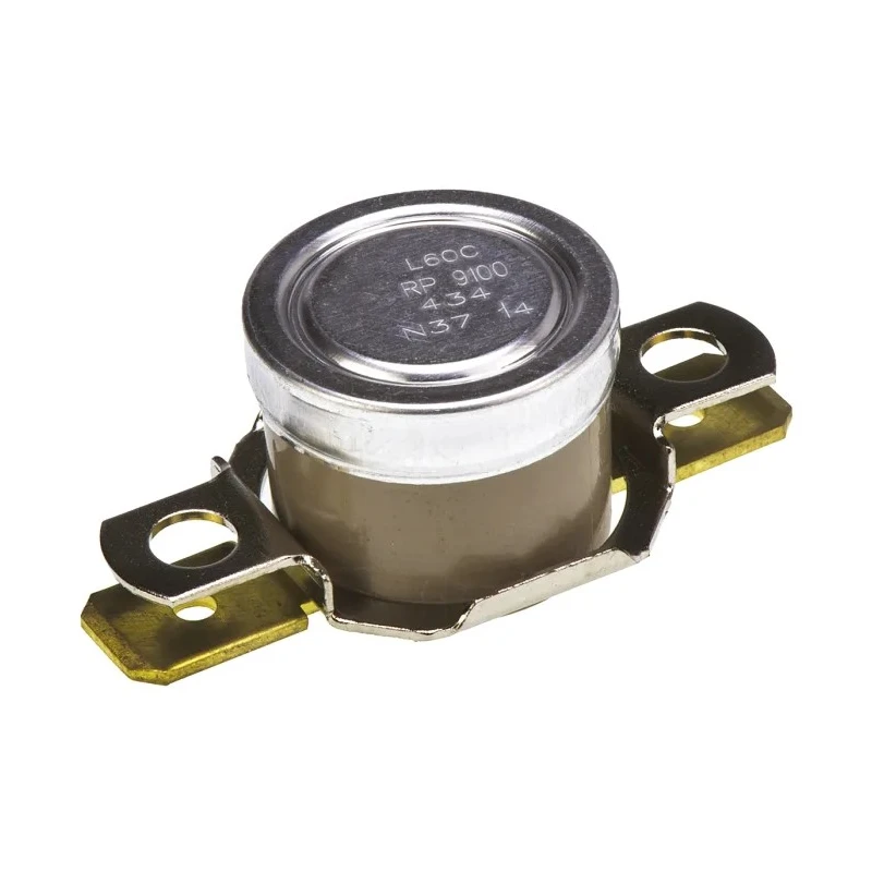 Honeywell Technologies Bi-Metallic Thermostat, Closes at 45 °C, 186 °C Max, Automatic Reset, SPST, 10A 2455RP-91000434