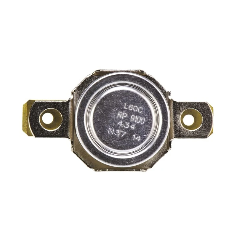 Honeywell Technologies Bi-Metallic Thermostat, Closes at 45 °C, 186 °C Max, Automatic Reset, SPST, 10A 2455RP-91000434