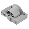 RS PRO Zinc Plated Steel Round Conveyor Roller 24 mm Diameter x 33.3 mm Length Flanged 150 N 229-9185