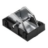 RS PRO Steel Stop Plate 33.3mm Width 50mm Height Zinc Plated Cage Black 229-9198