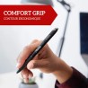 Dymo Black Ink Pen Gel Ink, Rubber Grip, 0.7 mm Tip Size 2229108