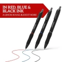 Dymo Black Ink Pen Gel Ink, Rubber Grip, 0.7 mm Tip Size 2229108